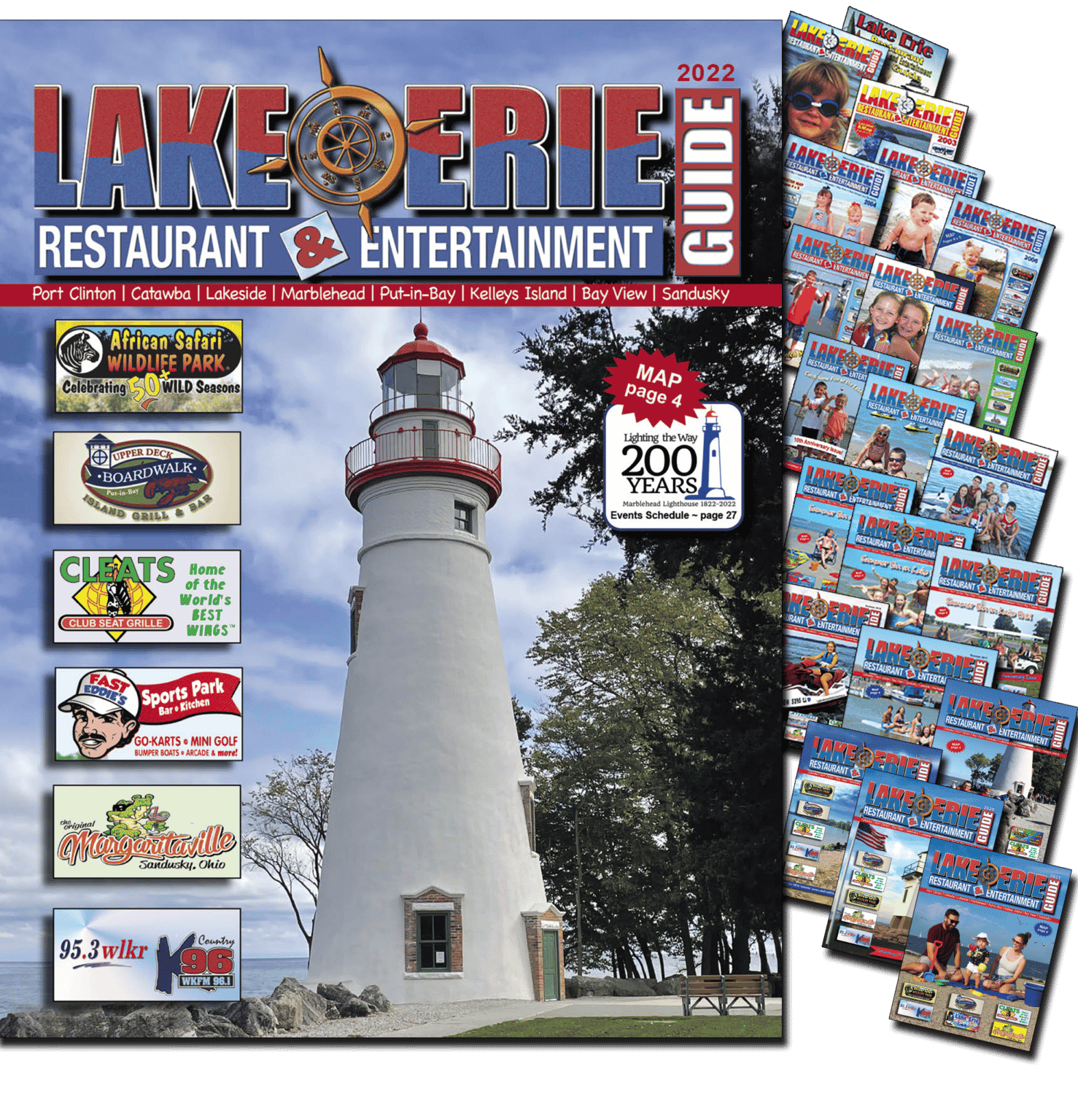 to Vacationland! Lake Erie Restaurant and Entertainment Guide