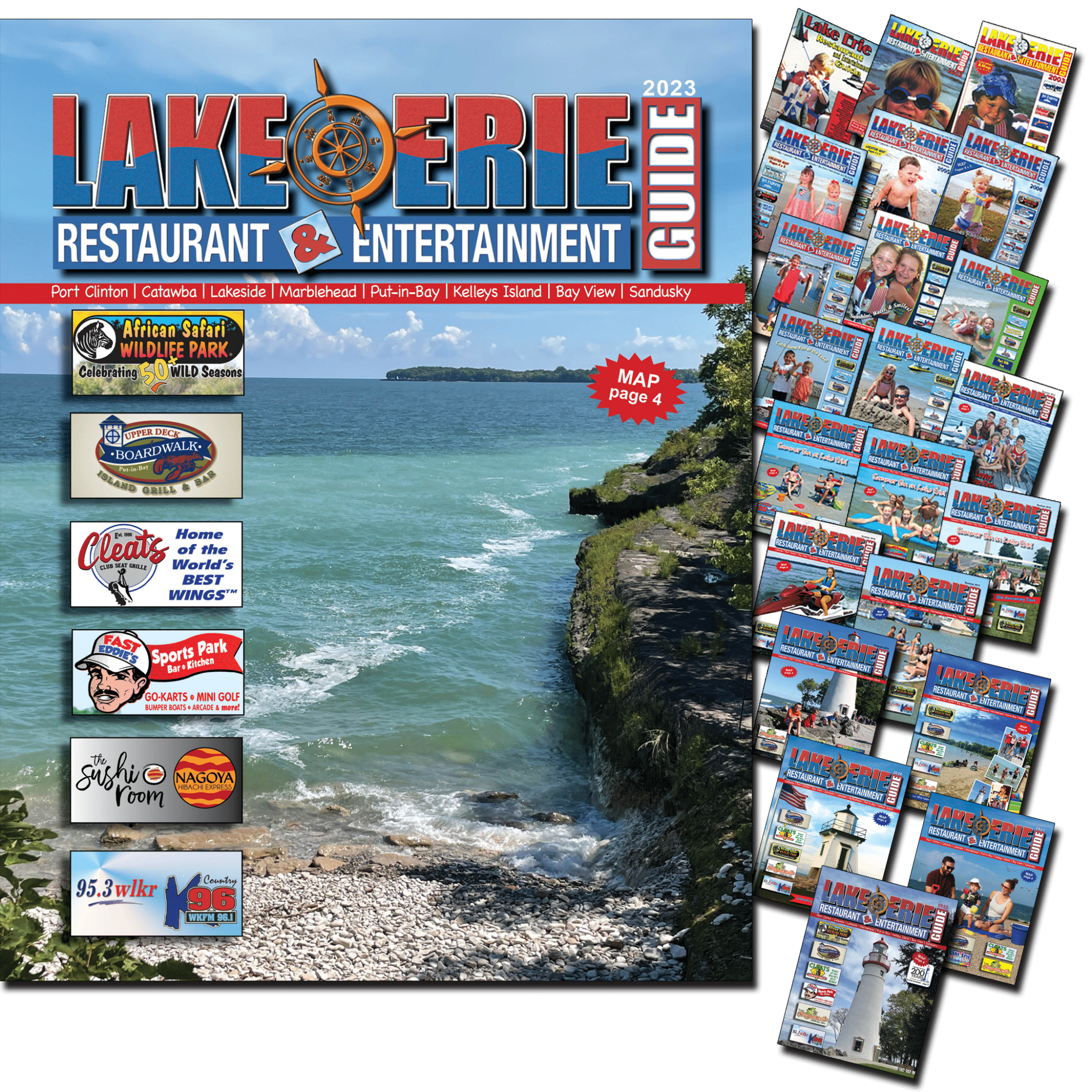 to Vacationland! Lake Erie Restaurant and Entertainment Guide