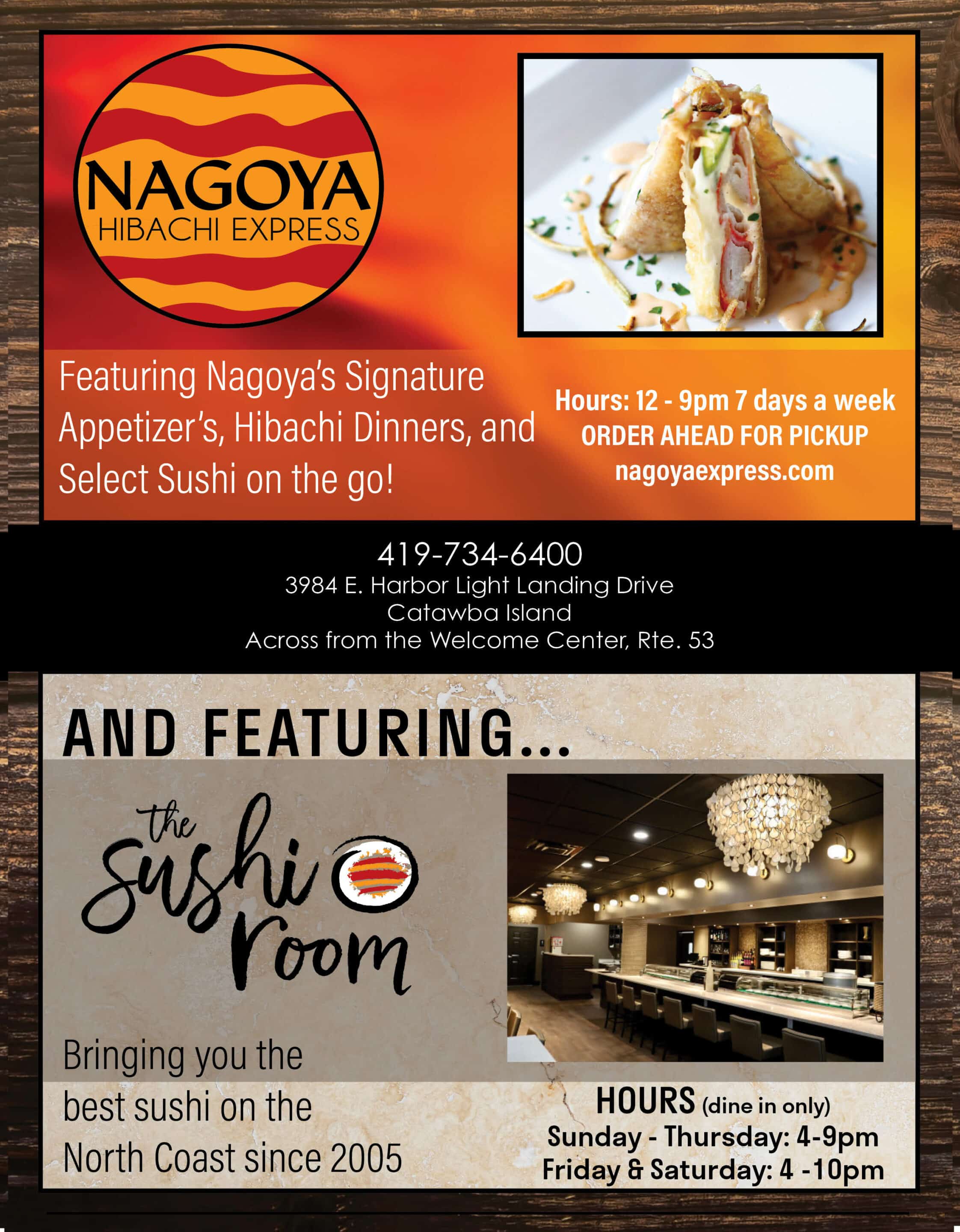 Nagoya Hibachi Express ~ The Sushi Room