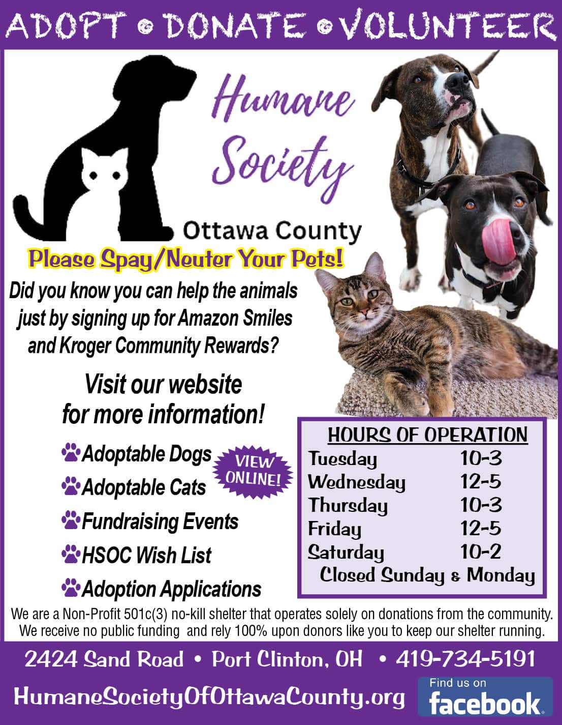 The Humane Society of Ottawa County