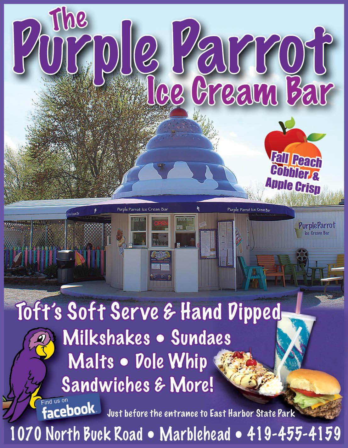 The Purple Parrot Ice Cream Bar