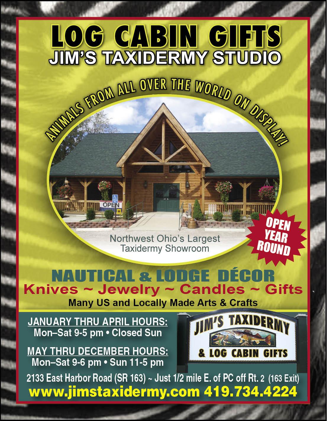Jim’s Taxidermy & Log Cabin Gifts