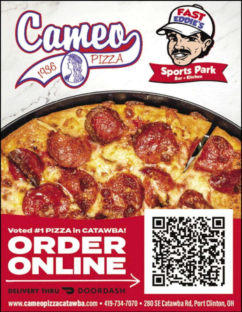 Cameo Pizza at Fast Eddies – Port Clinton, OH