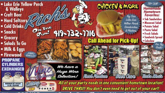 Rich’s On The Run – Drive Thru and Carry Out